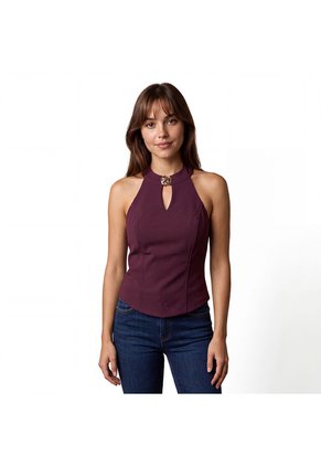 BLUSA DYABOO MUJER DF02568 VINOTINTO Talla L