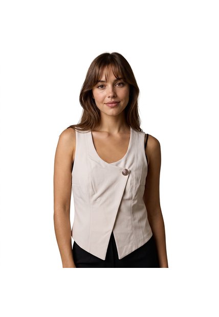 BLUSA DYABOO MUJER DF04066 BEIGE Talla S
