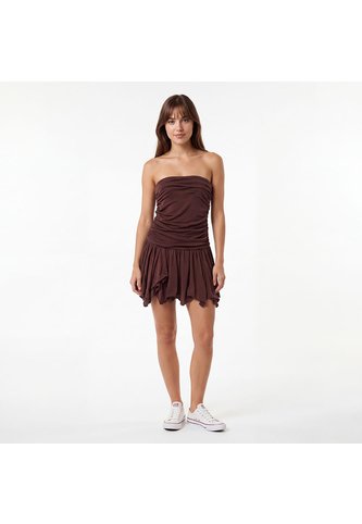 VESTIDO DYABOO MUJER DF09183 CAFÉ Talla L DYABOO
