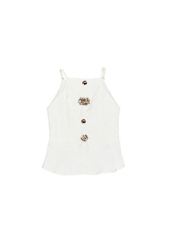 BLUSA DYABOO MUJER DF02570 CRUDO Talla S DYABOO