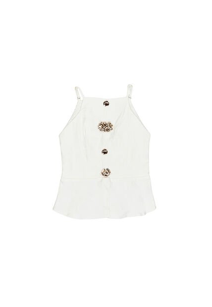 BLUSA DYABOO MUJER DF02570 CRUDO Talla S