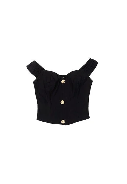 BLUSA DYABOO MUJER DF01986 NEGRO Talla S