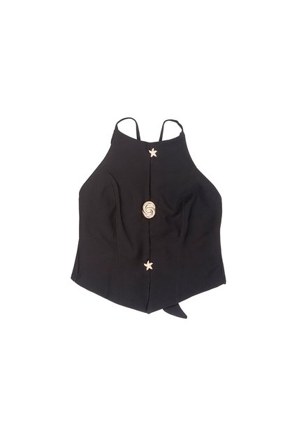 BLUSA DYABOO MUJER DF01B22 NEGRO Talla S