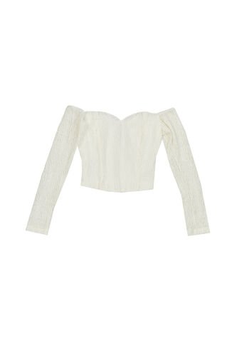 BLUSA DYABOO MUJER DF01981 CRUDO Talla M DYABOO