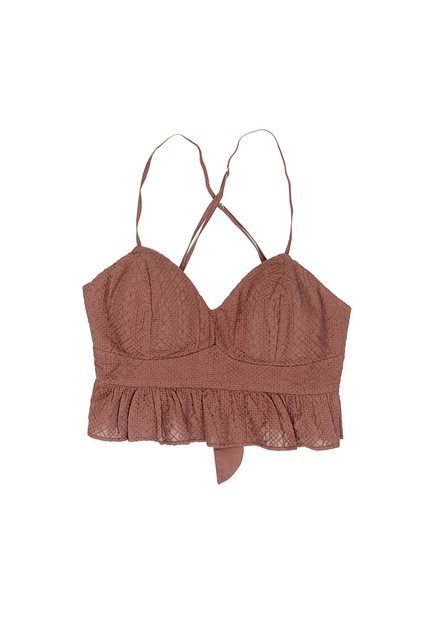 BLUSA DYABOO MUJER DF01A65 CAFE Talla M