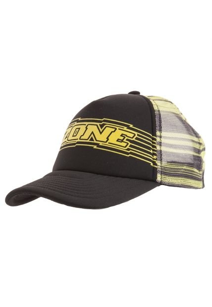 Gorra Dzone Negro-Amarillo