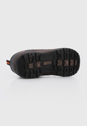 Bota Outdoor Marrón-Negro-Naranja Neón Ecko Ury