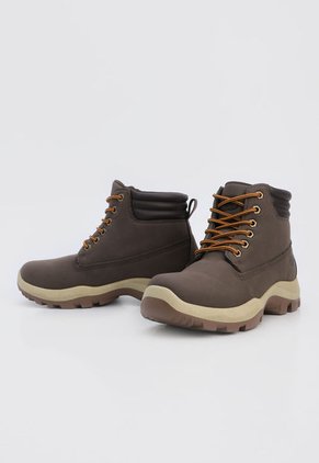 Bota Outdoor Marrón-Beige-Mostaza Ecko Jano