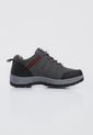 Bota Outdoor Gris-Negro-Rojo Ecko Ury de Ecko