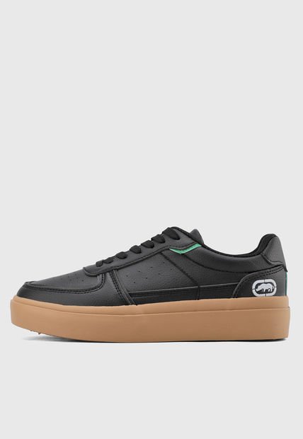 Tenis Lifestyle Negro-Crema-Verde ecko Ursa