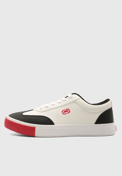 Tenis Blanco-Azul Navy-Rojo ecko Franay