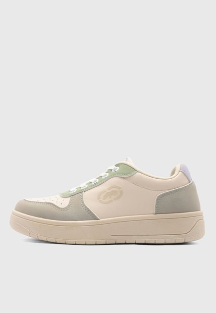 Tenis Beige-Verde-Gris ecko Yosana