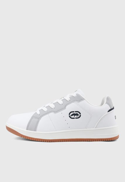 Tenis Lifestyle Blanco-Gris-Crema ecko Brande