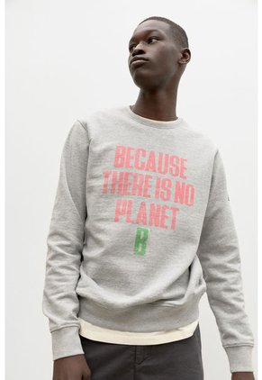 Sudadera Gris Ecoalf GASTBARDE0065MG-M