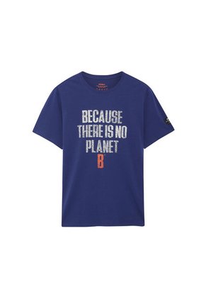 Camiseta Lila Ecoalf GATSMINAT0803ML-S