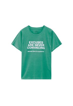Camiseta Verde Ecoalf GATSBOLOG0803WP-XS