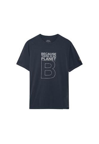 Camiseta Azul Ecoalf GATSGREAT0803MN-S ECOALF