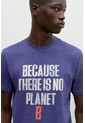 Camiseta Lila Ecoalf GATSMINAT0803ML-S de ECOALF