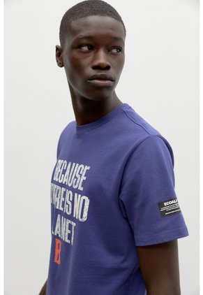 Camiseta Lila Ecoalf GATSMINAT0803ML-S