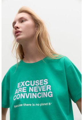 Camiseta Verde Ecoalf GATSBOLOG0803WP-XS