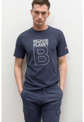 Camiseta Azul Ecoalf GATSGREAT0803MN-S