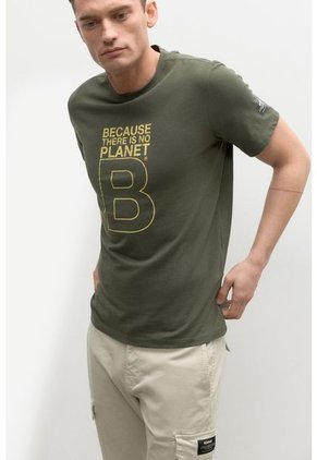 Camiseta Verde Ecoalf GATSGREAT0803MO-M