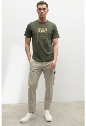 Camiseta Verde Ecoalf GATSGREAT0803MO-M