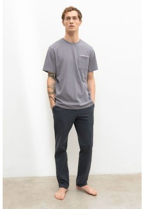 Camiseta Azul Ecoalf GATSDERAL0803MB-M