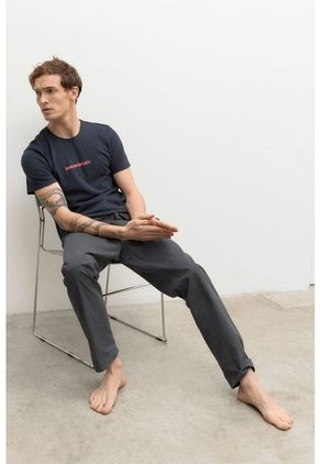 Camiseta Azul Ecoalf GATSBIRCA0803MN-S