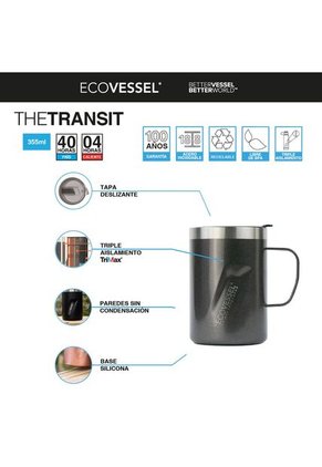 Vaso Térmico Ecovessel Transit 350 Ml