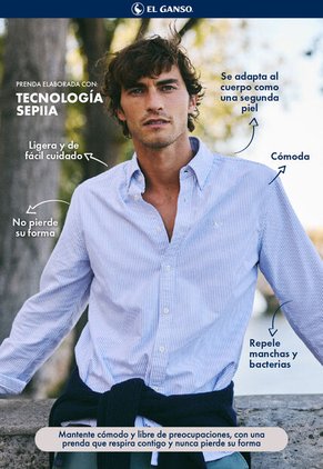 Camisa El Ganso Gris