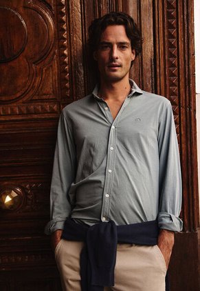 Camisa El Ganso Garment Dyed Verde