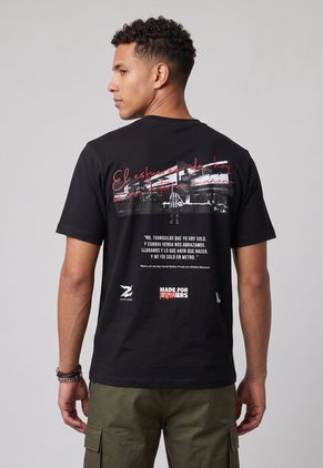 Camiseta El Hincha en la Cancha Negro