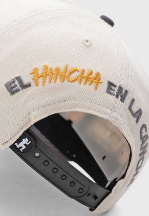 Gorra El Hincha en la Cancha  Marfil