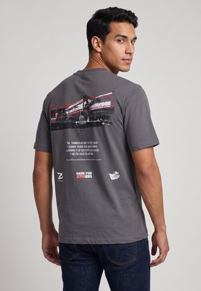 Camiseta El Hincha en la Cancha Gris