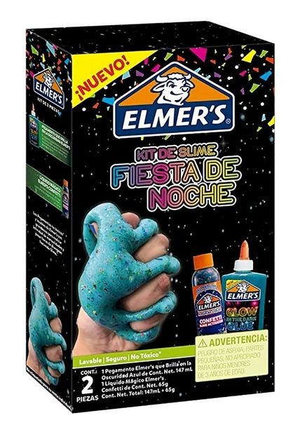 Kit Slime Elmer's Juguete Plastilina Para Niñas Niños 147ml