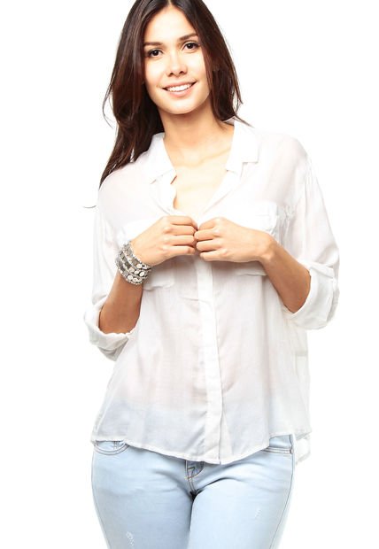 Camisa Blanco Hueso EN CRÉME