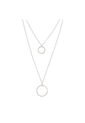 Collar Dos Aros Plata de ENIGMA