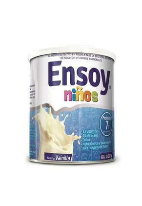 Ensoy Ninos Vainilla Lata 400 Gramos