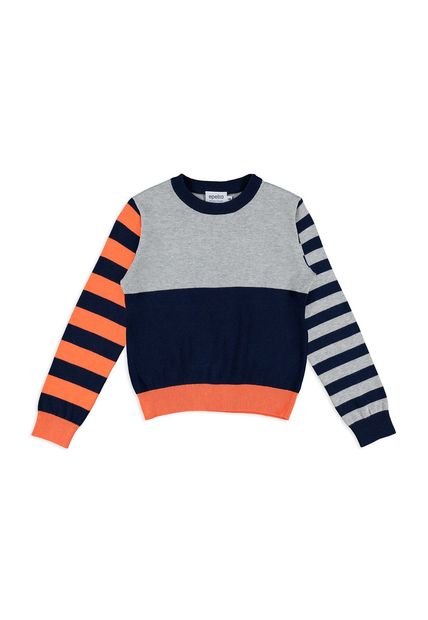 Suéter Gris Estampado De Niño EPEKA