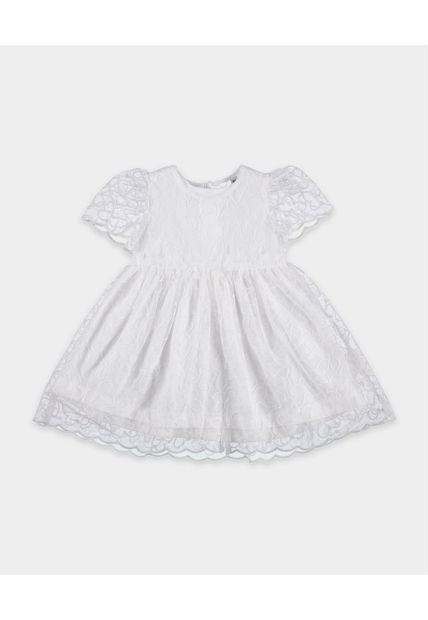 Vestido Blanco De Bebé Niña EPEKA