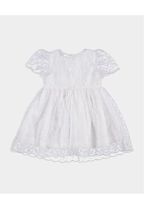 Vestido Blanco De Bebé Niña EPEKA