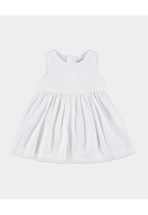 Vestido Blanco De Bebé Niña EPEKA