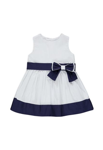Vestido Blanco De Bebé Niña EPEKA
