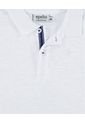 Camiseta Polo Manga Corta Blanca De Niño EPEKA de EPEKA