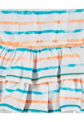 Vestido  Estampado A Rayas De Niña EPEKA