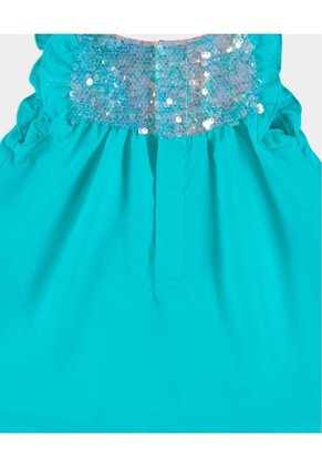 Vestido Turquesa De Bebé Niña EPEKA