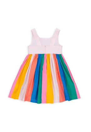 Vestido  Estampado A Rayas De Niña EPEKA