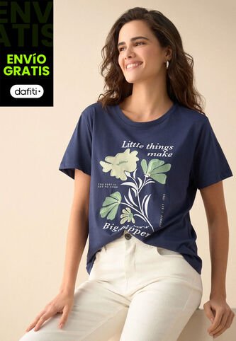 Camiseta ESPRIT Azul Esprit