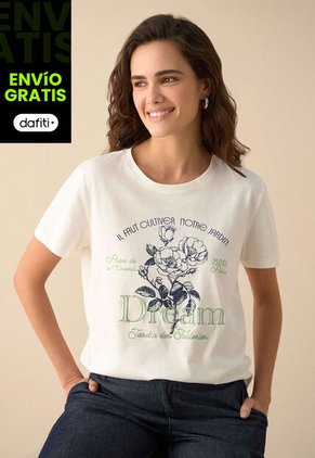 Camiseta ESPRIT Beige